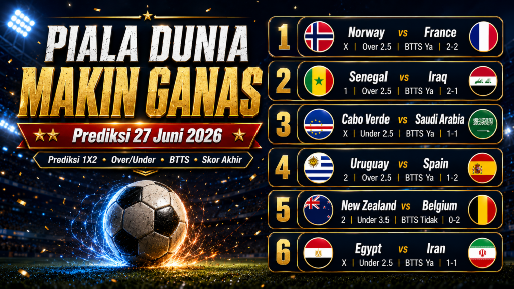 Piala Dunia Makin Ganas