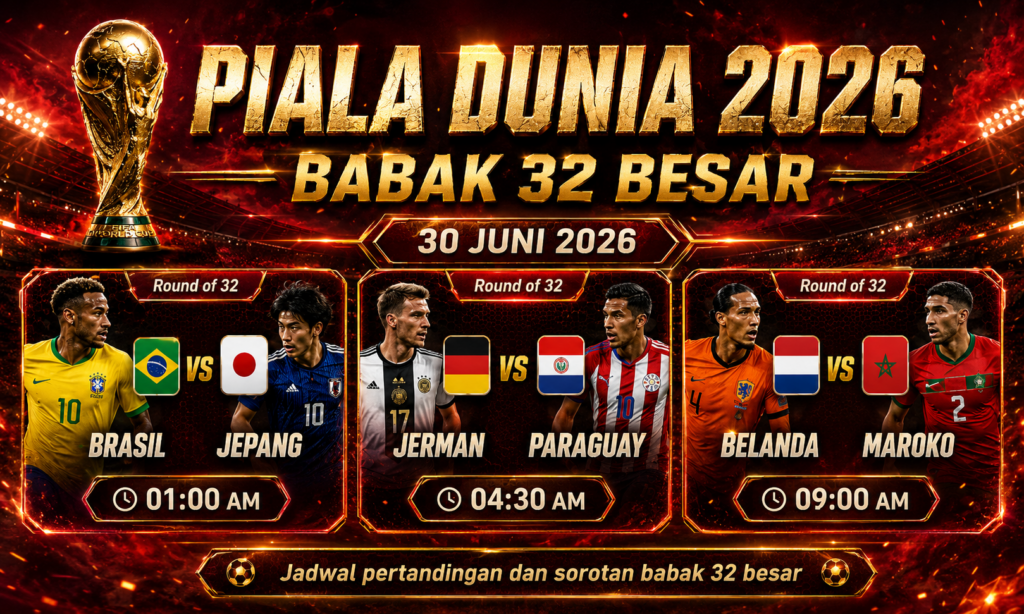 Jadwal Piala Dunia Lengkap