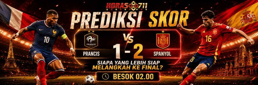 Prancis vs Spanyol di
